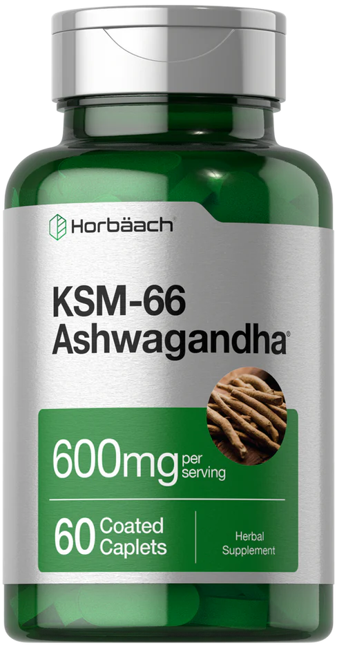 KSM-66 Ashwagandha 600mg per serving | 60 Caplets